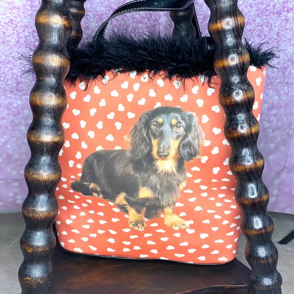 Dachshund bag and matching wallet - Picture 6 of 14